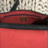 Cartera Negra y Flores